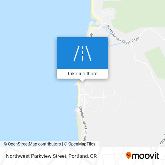 Mapa de Northwest Parkview Street