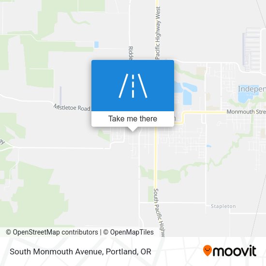 Mapa de South Monmouth Avenue