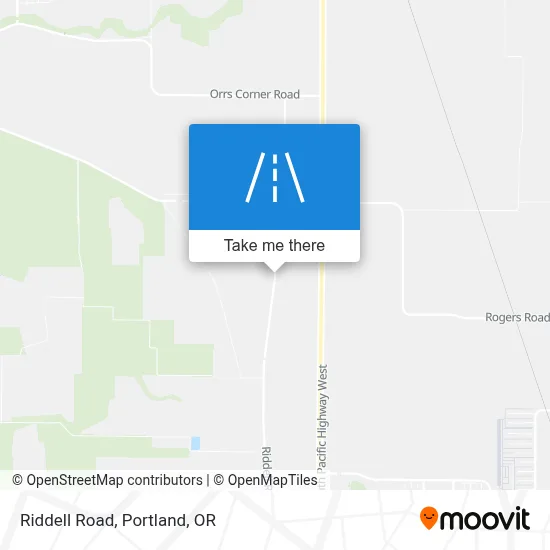Riddell Road map