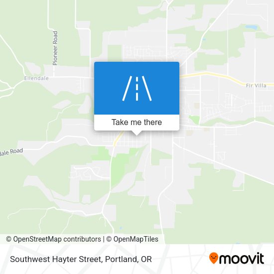Mapa de Southwest Hayter Street