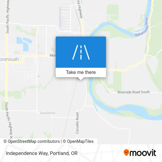 Independence Way map