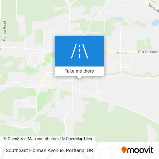 Mapa de Southeast Holman Avenue