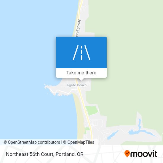 Northeast 56th Court map