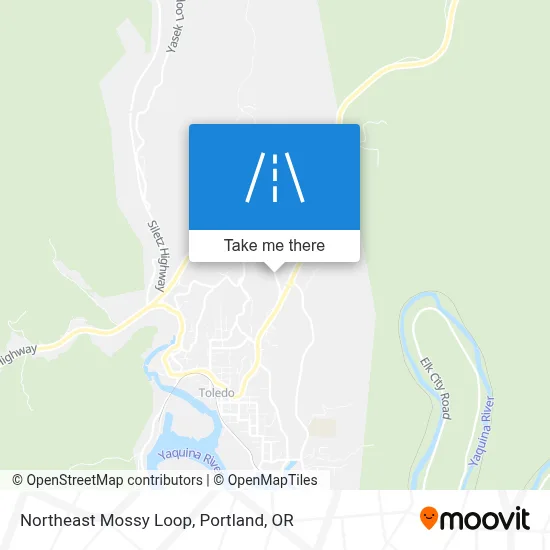 Northeast Mossy Loop map