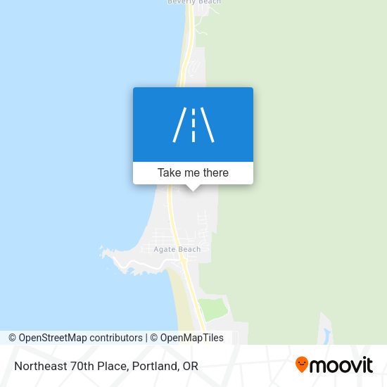 Northeast 70th Place map