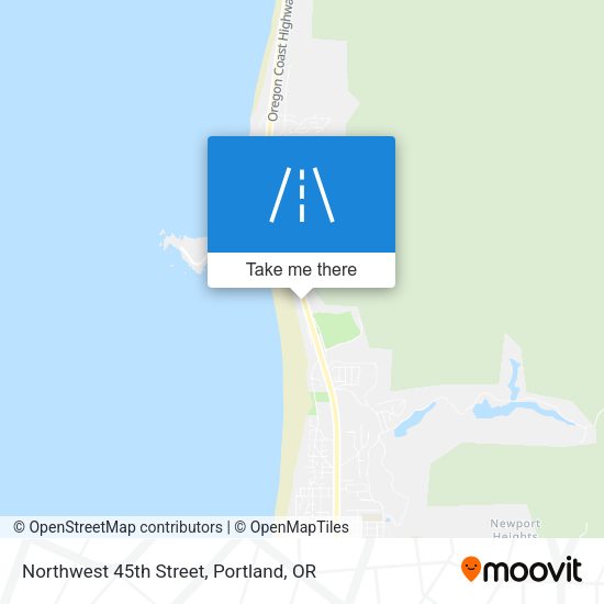 Northwest 45th Street map