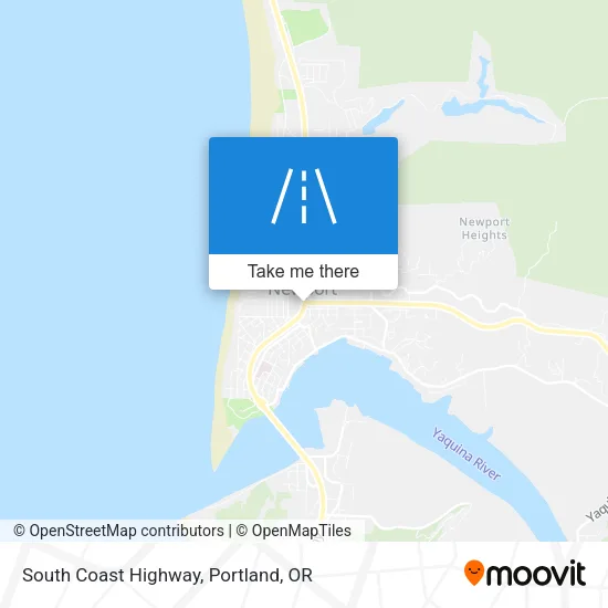 South Coast Highway map