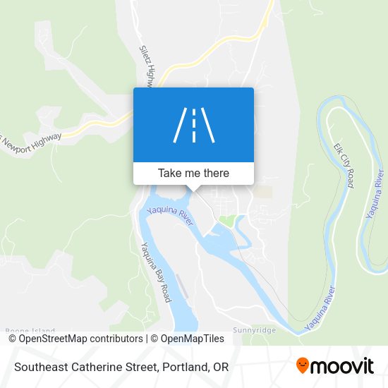 Southeast Catherine Street map