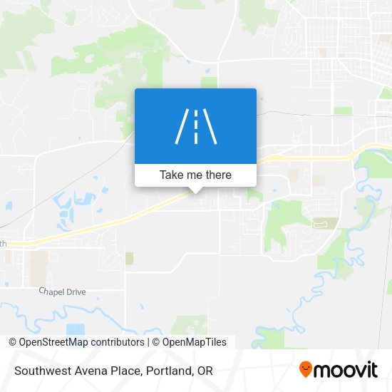 Southwest Avena Place map