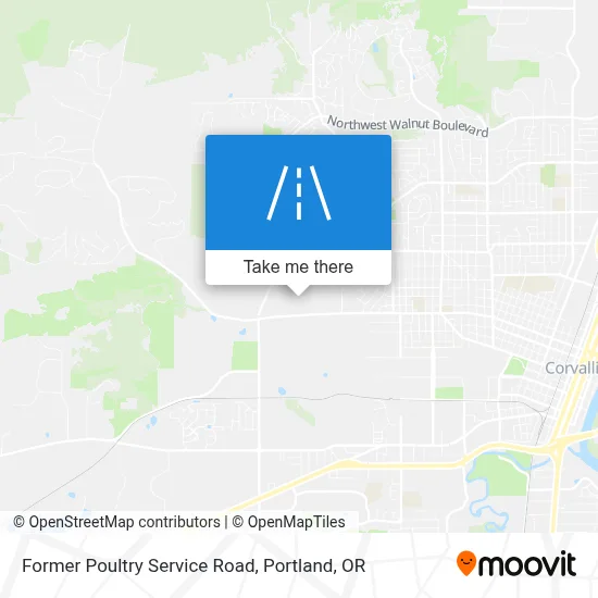 Former Poultry Service Road map