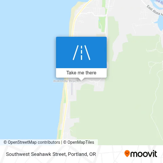 Southwest Seahawk Street map