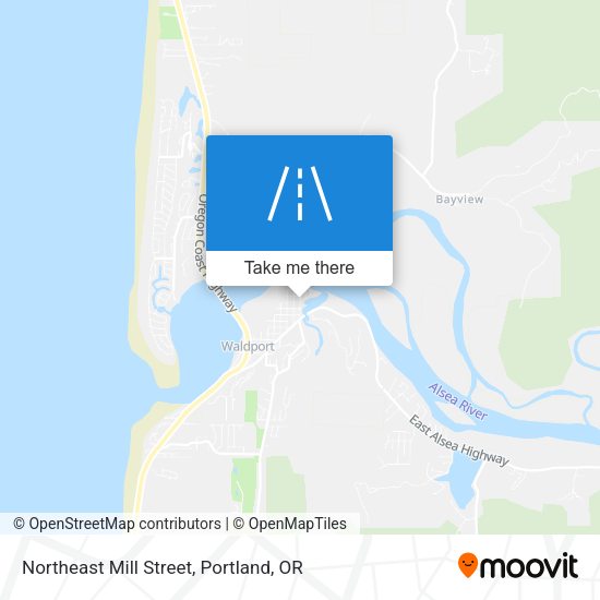 Mapa de Northeast Mill Street