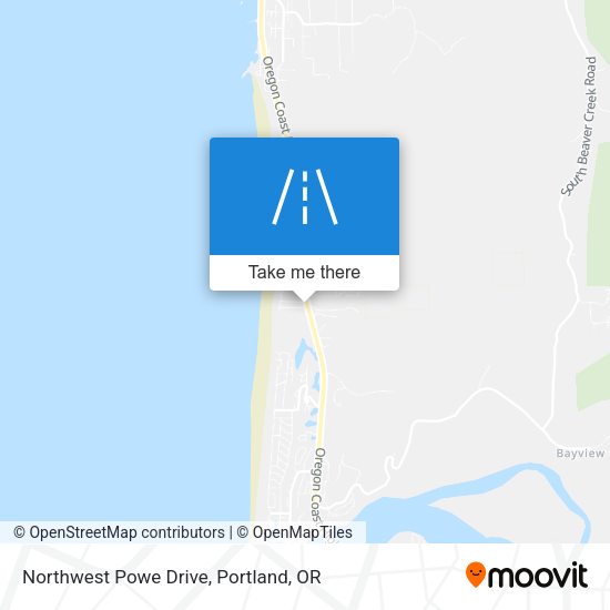 Northwest Powe Drive map