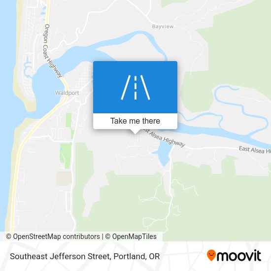 Mapa de Southeast Jefferson Street