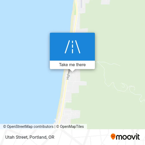 Utah Street map