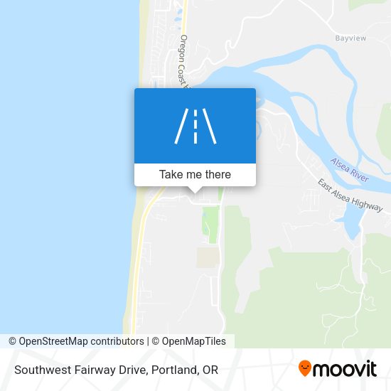 Southwest Fairway Drive map