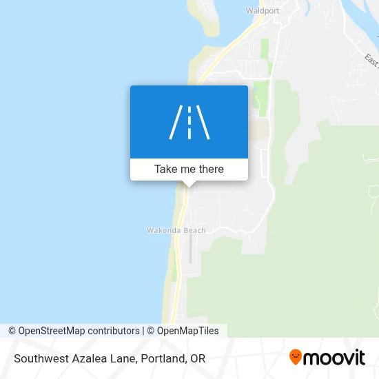 Southwest Azalea Lane map