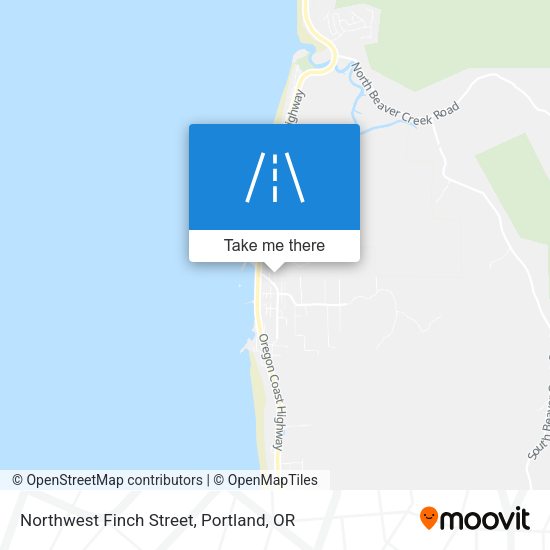 Mapa de Northwest Finch Street