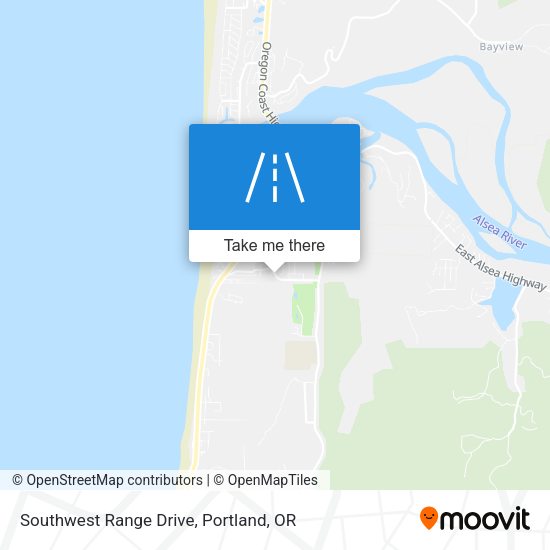 Southwest Range Drive map