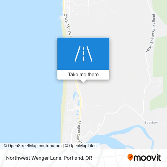 Northwest Wenger Lane map