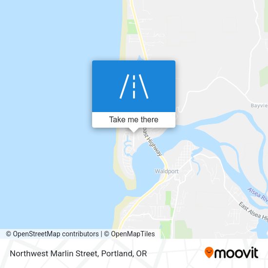Northwest Marlin Street map