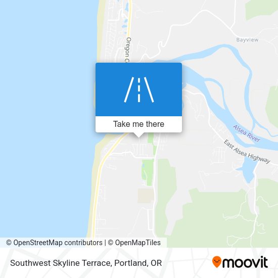 Southwest Skyline Terrace map