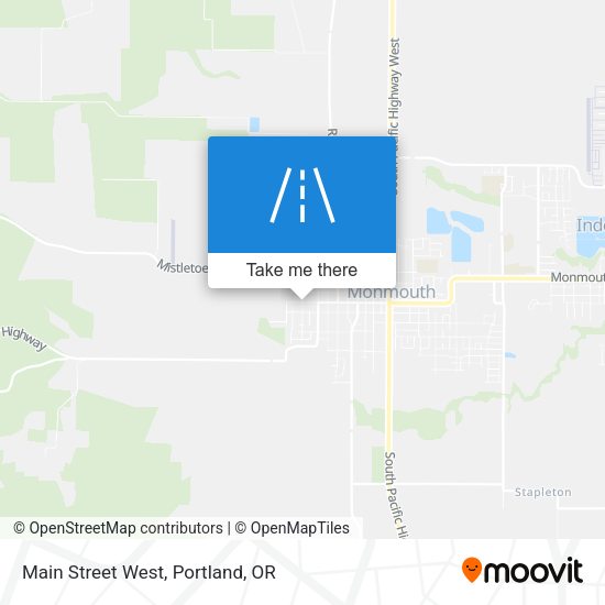 Mapa de Main Street West