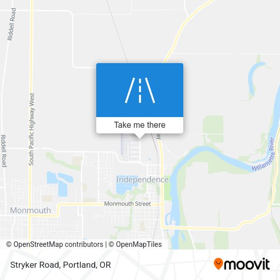 Mapa de Stryker Road