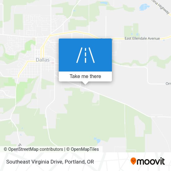 Southeast Virginia Drive map