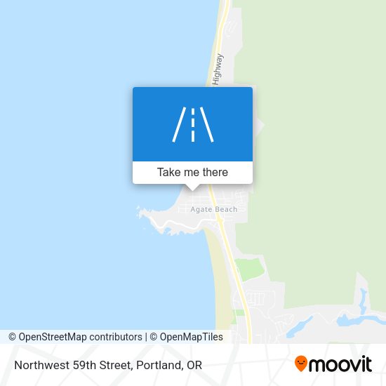 Northwest 59th Street map