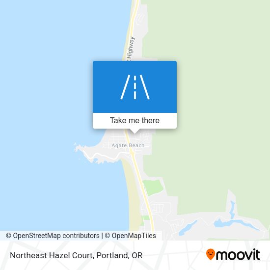 Northeast Hazel Court map