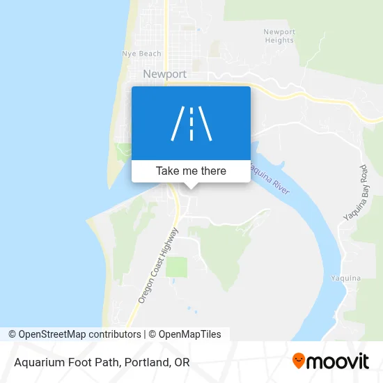 Aquarium Foot Path map