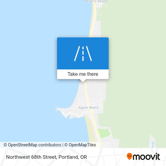 Northwest 68th Street map