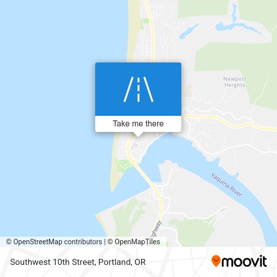 Mapa de Southwest 10th Street