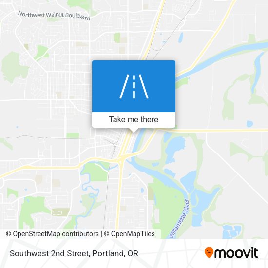 Mapa de Southwest 2nd Street