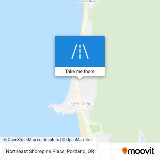 Northeast Shorepine Place map