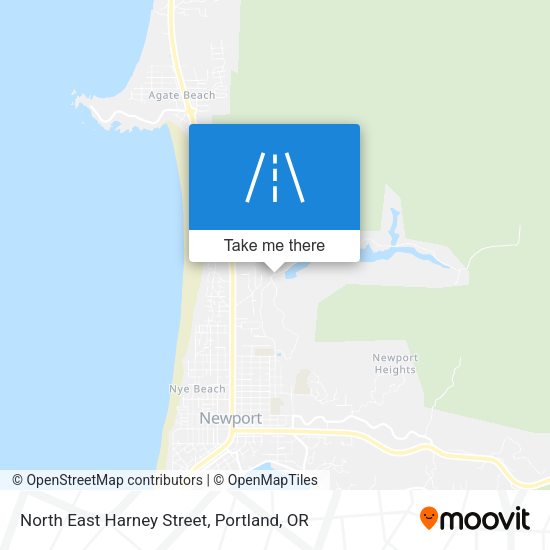 North East Harney Street map