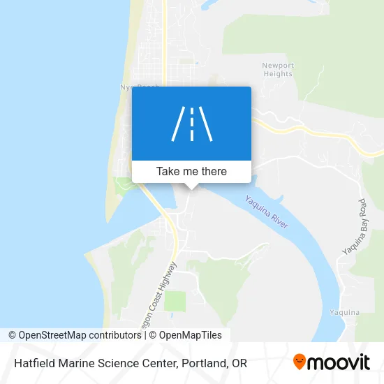 Hatfield Marine Science Center map
