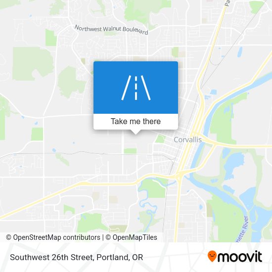 Southwest 26th Street map