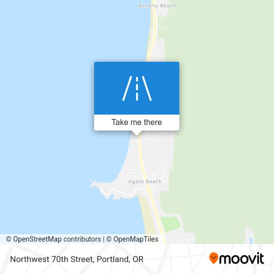 Northwest 70th Street map