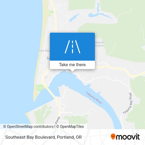 Southeast Bay Boulevard map