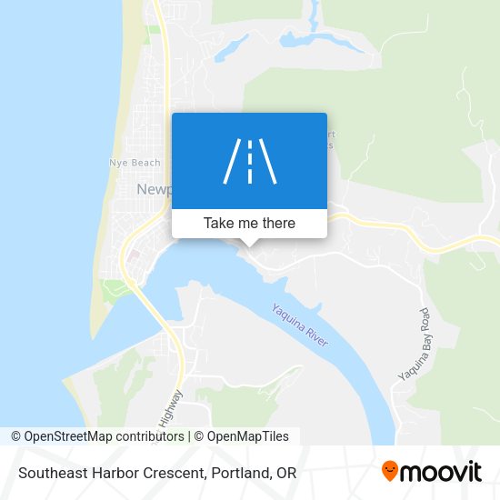 Southeast Harbor Crescent map