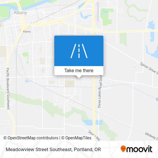 Meadowview Street Southeast map
