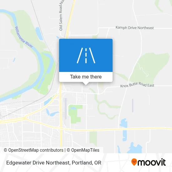 Edgewater Drive Northeast map