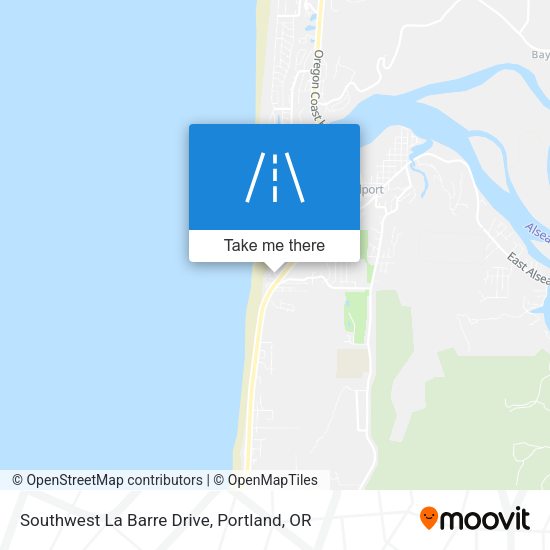 Southwest La Barre Drive map