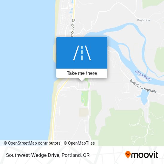 Mapa de Southwest Wedge Drive
