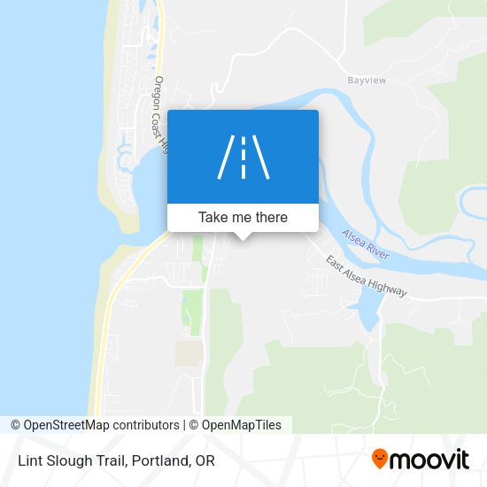 Lint Slough Trail map