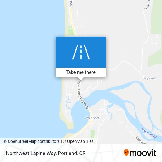 Northwest Lapine Way map