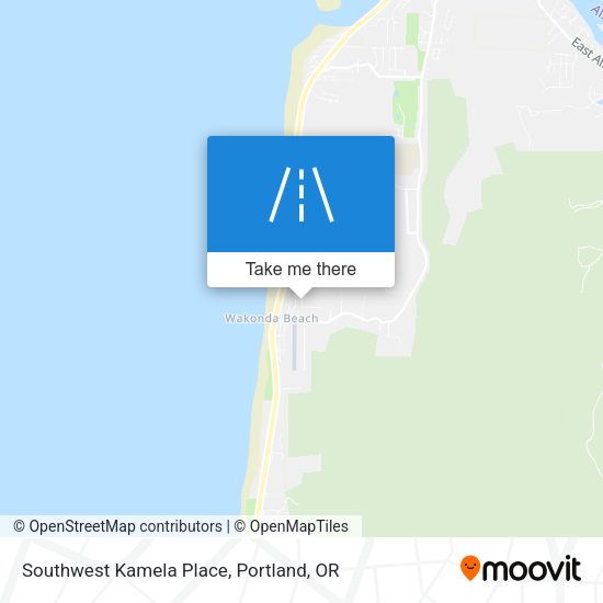 Southwest Kamela Place map