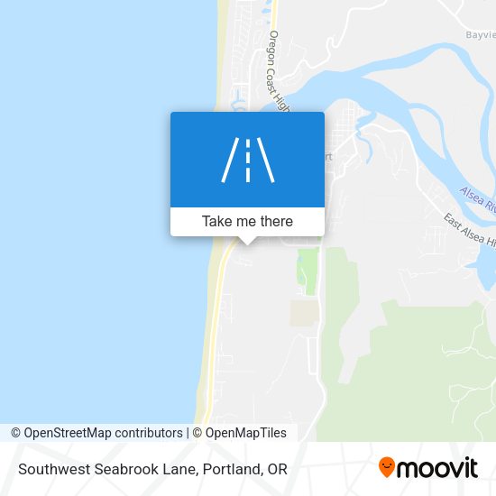 Southwest Seabrook Lane map